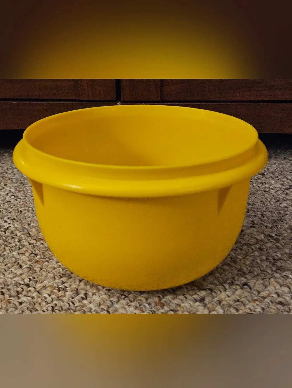 Tupperware Yellow Bowl No Lid 271-3